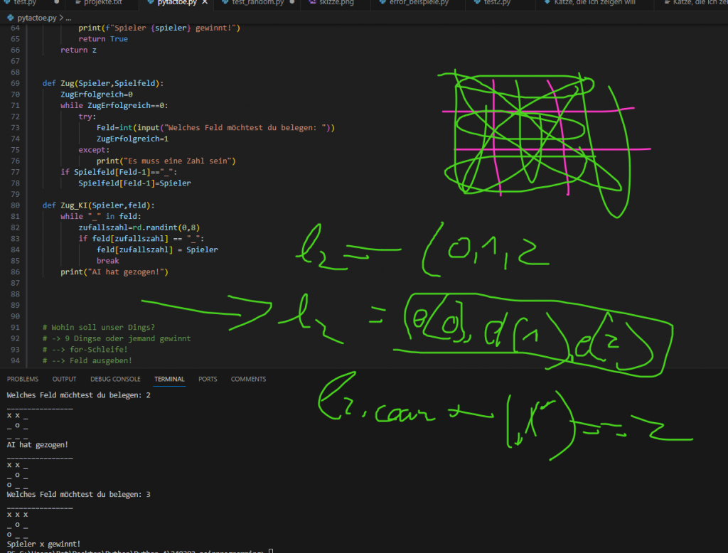 PyTacToe: TicTacToe mit Python